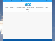 Tablet Screenshot of leapinnovation.com